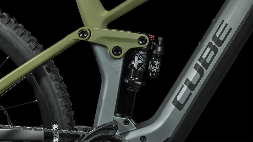 CUBE Stereo Hybrid 140 HPC TM 750 Flashgrey/Olive 2023
