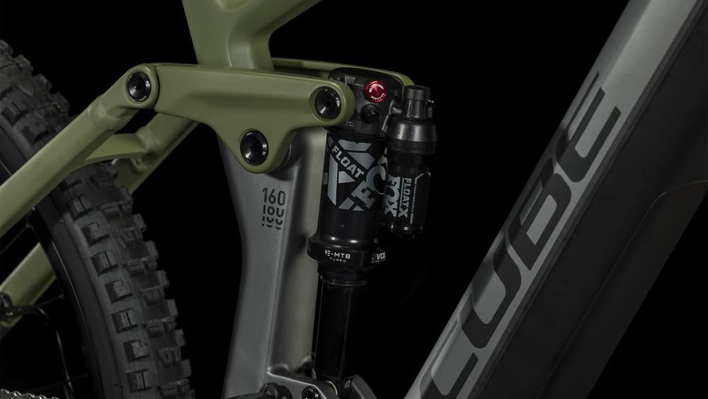 CUBE Stereo Hybrid 160 HPC TM 750 27.5 Flashgrey/Olive 2023