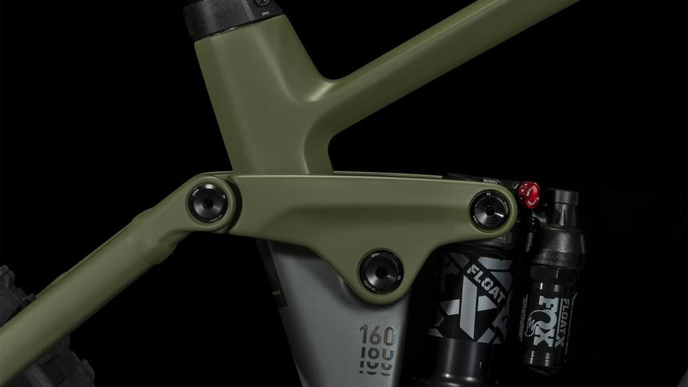 CUBE Stereo Hybrid 160 HPC TM 750 27.5 Flashgrey/Olive 2023