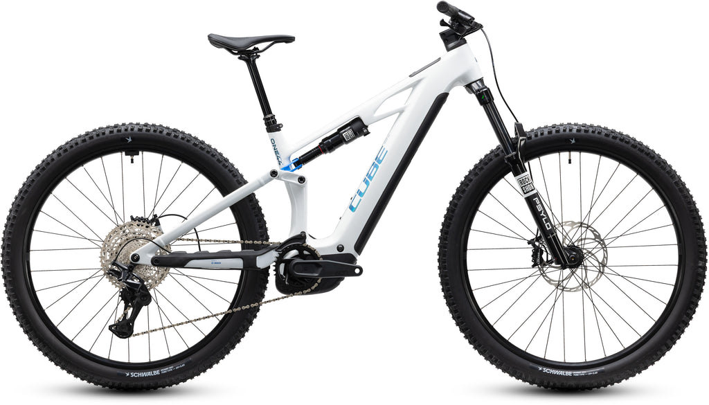 Cube Stereo Hybrid One44 HPC Pro Metallicwhite/Blue 2027