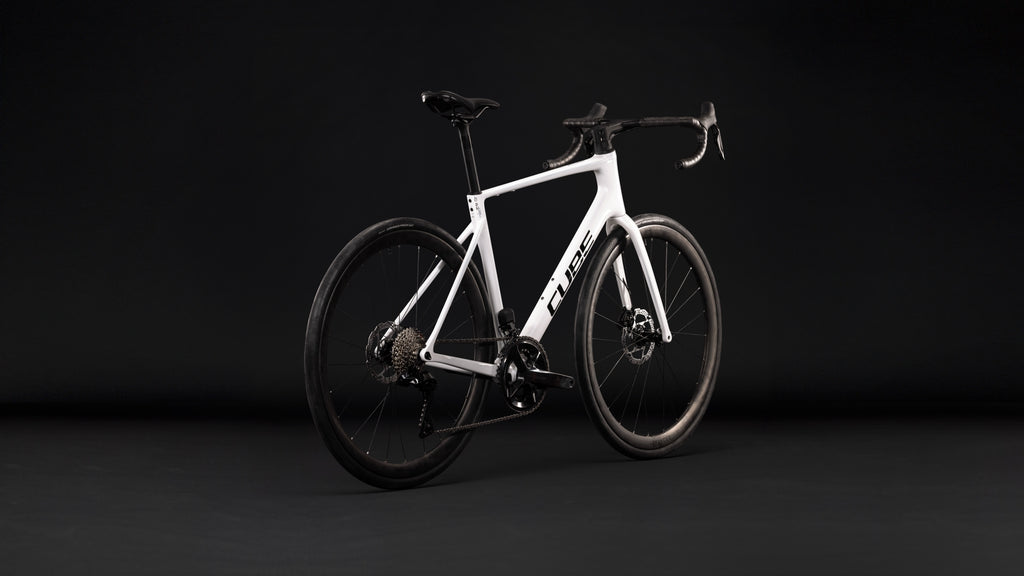 Cube Attain C:62 SLX Metallicwhite/Black 2027