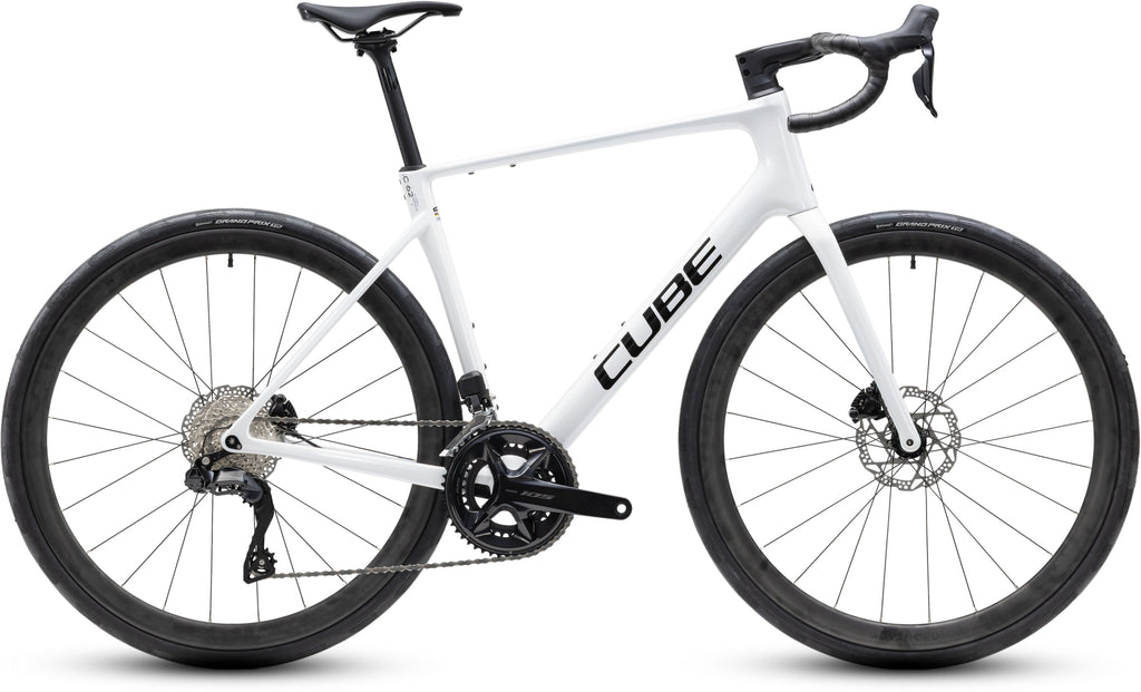 Cube Attain C:62 SLX Metallicwhite/Black 2027