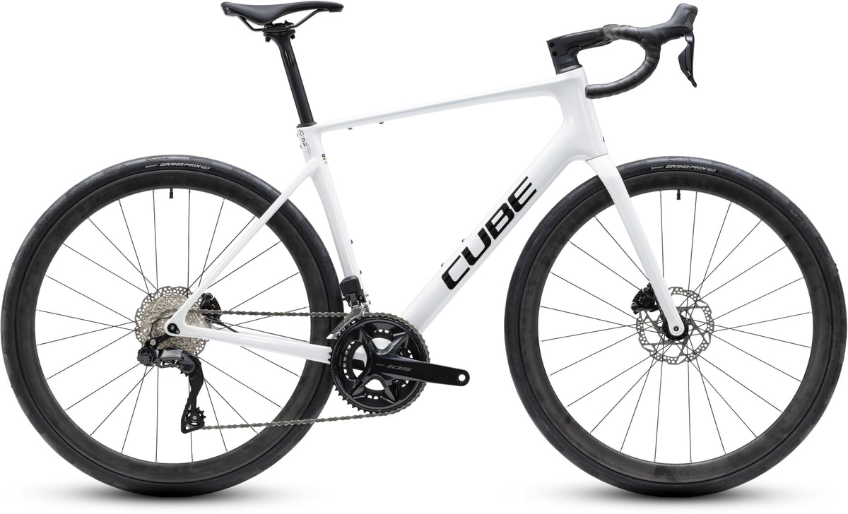 Cube Attain C:62 SLX Metallicwhite/Black 2027